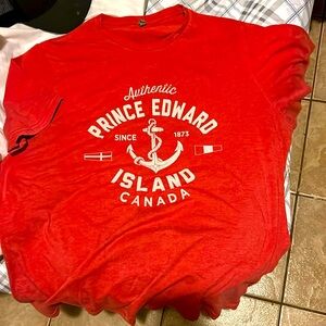 Red Prince Edward Island Canada Tshirt